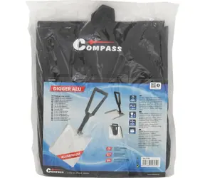 Compass DIGGER / Lopata na sníh / skládací / hliníková / délka 66 cm