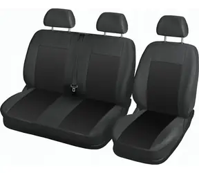 Compass Autopotahy sedadel VAN 1+2 černé / Autopotahy / 5 ks / polyester / 3x opěrka hlavy
