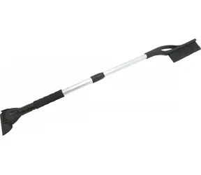 Compass Škrabka s košťátkem BLACK teleskopická / 77-100 cm / hliník, plast