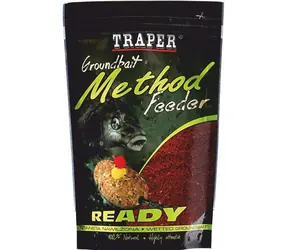 Traper Vnadící směs Method Feeder Ready Banán / Balení 10 ks / Feeder, plavaná, položená