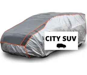 Compass Ochranná plachta proti kroupám CITY SUV stříbrná / Ochranná plachta na auto / 460 x 185 x 145 cm / EVA