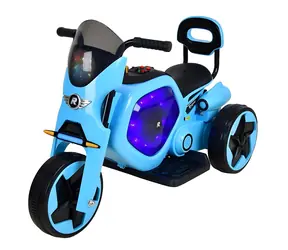 RACCEWAY® Dětská elektrická trojkolka modrá / Trojkolka / 6V 25W / nosnost 25 kg / od 3 let