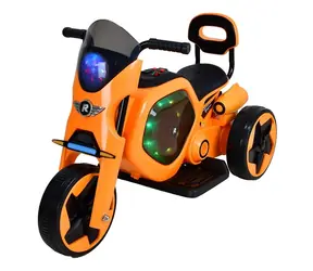 RACCEWAY® Dětská elektrická trojkolka oranžová / Trojkolka / 6V 25W / nosnost 25 kg / od 3 let