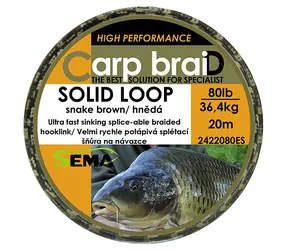 Sema Solid Loop / Pletená šňůra / 10 m / 60 lbs / 27,2 kg