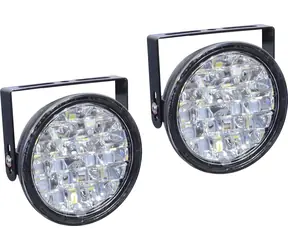 Compass Světla pro denní svícení LED / Denní svítilny / 18 LED / 12V / homologace E4 / sada 2 ks