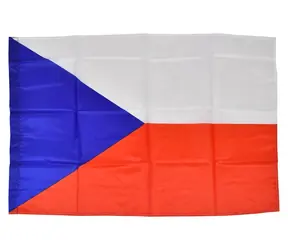 SPORTTEAM Vlajka ČR 90x60 / Vlajka / 100% nylon / 90x60 cm