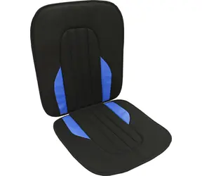 COMPASS Potah sedadla STRIPE modrý / Autopotah / Univerzální upevnění / Modré prošívání