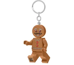 LEGO Klíčenka Perníkový panáček se svítilnou / LED světlo / cca 7,5 cm / 6+