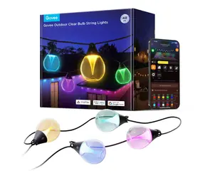 Govee H7025 Outdoor String Lights 15m / LED osvětlení / venkovní / IP67 / RGBICW / BT / Wi-Fi