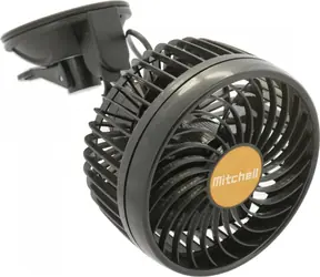 Compass MITCHELL / Ventilátor do auta na přísavku / 115 mm / 24V / 2 rychlosti