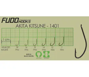 FUDO HOOKS Háček Kitsune vel. 16 / 19 ks
