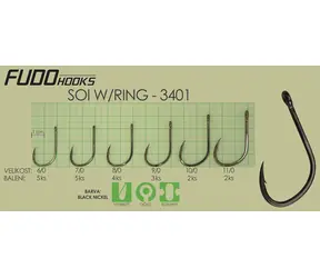Fudo Hooks Soi Ring 7/0 / Háček / 5 ks