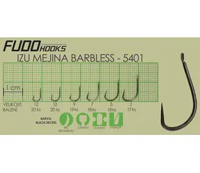 FUDO HOOKS Rybářský háček Mejina Brl vel. 2 / 17 ks
