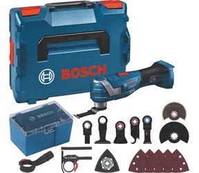 Bosch GOP 18V-34 Professional / Aku multifunkční nástroj / 18V / Starlock / L-BOXX / Bez aku a nabíječky