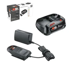 Bosch 1600A02625 černá / Startovací sada / PBA 18V 2.5 Ah + AL 18V-20 / POWER FOR ALL ALLIANCE
