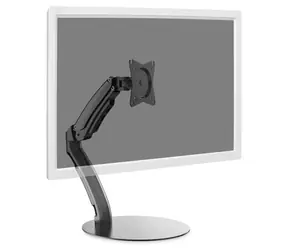 Digitus stolní držák monitoru černá / Držák monitoru / plynová pružina / nosnost 6,5 kg / do 27"