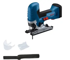 Bosch GST 18V-125 S Professional modrá/černá / Aku přímočará pila / 18V / Řez do dřeva 125 mm / Bez aku a nabíječky