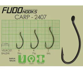Fudo Hooks Carp / Háček / velikost 4 / 7 ks