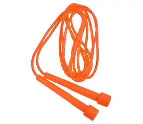 LIFEFIT Švihadlo SPEED ROPE 280 cm oranžové / PVC lano / plastové rukojeti / nastavitelná délka