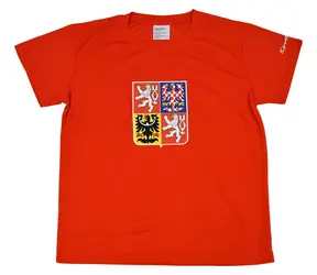SportTeam Fanouškovské triko Česká republika 5 pánské / Triko / XL / 100% polyester