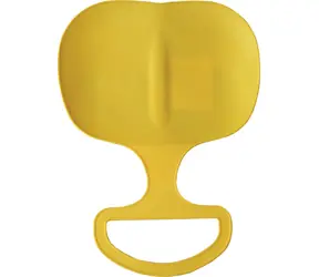 RULYT Kluzák na sníh žlutý / Kluzák na sníh / nosnost: 30 kg