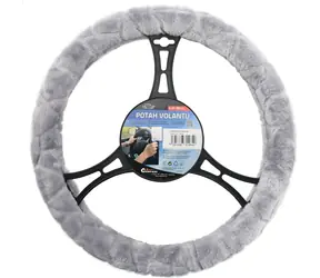 Compass Potah volantu SMOOTH šedý / Potah volantu / Pro volanty 37-39 cm