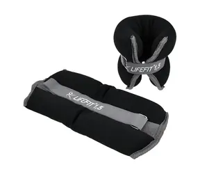 Lifefit Kotník/zápěstí S2 2x1,5kg černá / Neoprenová zátěž / Pár / Suchý zip / Neopren