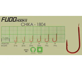 Fudo Hooks® Chika vel. 16 / Háček / 20 ks