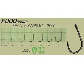 FUDO HOOKS® Háček Iseama / Velikost 3 / 12 ks
