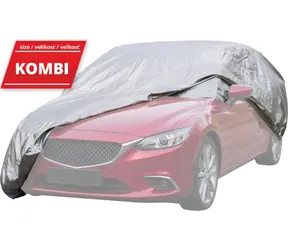 COMPASS Ochranná plachta na auto Silver Rain FULL KOMBI / Ochranná plachta / 485 × 180 × 116 cm / stříbrná