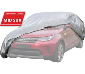 Compass Ochranná plachta FULL MID SUV Silver-Rain / Ochranná plachta na auto / 480 × 195 × 155 cm / stříbrná