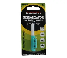 Suretti Signalizátor záběru s baterií na špičku prutu / Signalizátor záběru / na baterii