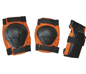 TRULY Chrániče NAIVE SET oranžové / Vel. L / Kolena, lokty a zápěstí / Suchý zip