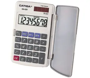 Catiga 029 / Kalkulačka kapesní / 8místný displej / solární a baterie