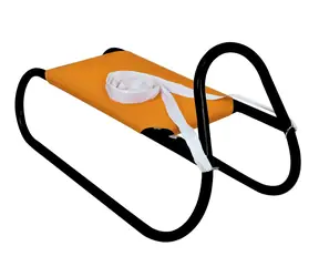 RULYT Kovové saně 62 cm oranžovo-černé / nosnost: 30 kg