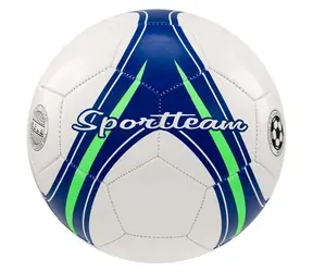 SPORTTEAM S2 modro-zelený / Fotbalový míč / vel. 5 / PVC třívrstvý