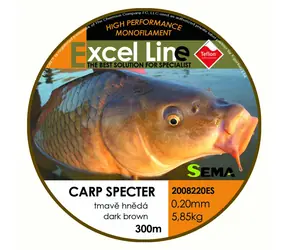 Sema Carp Specter Teflon / Rybářský vlasec / 300 m / 0,33 mm / 13,1 kg