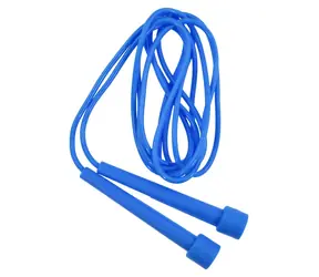 LIFEFIT Švihadlo Speed Rope 280cm modré / PVC lano / Plastové rukojeti / Nastavitelná délka