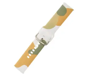 Hurtel Silikonový řemínek Moro vzor 6 / Řemínek / Samsung Galaxy Watch 40/41/42/43/44 mm / Maskáčový vzor