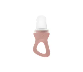KikkaBoo Krmicí kousátko Platinum Silicone Blush / Kousátko / 100% silikon / Od 6 měsíců