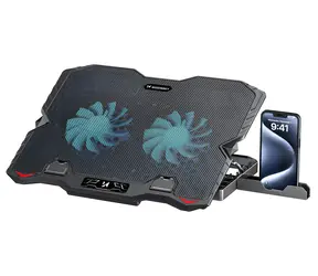 Wozinsky WDCX-015 StormPad černá / Chladicí podložka pro notebook / RGB podsvícení
