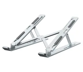 Wozinsky WDCX-X8S stříbrná / Stojan na notebook / nastavitelný / skládací