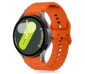 Tech-Protect Silicone Sport oranžová / Řemínek / pro Samsung Galaxy Watch 4/5/5 Pro/6/7/FE / Silikonový