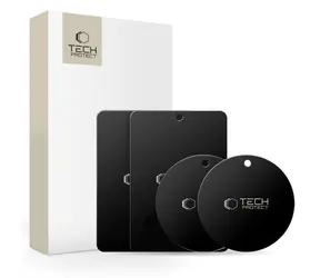 Tech-Protect MetalPlate černá / Magnetické plíšky pro autodržáky / 4 ks