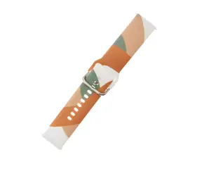Hurtel Silikonový řemínek Moro vzor 3 / Řemínek / Samsung Galaxy Watch 40/41/42/43/44 mm / Maskáčový vzor
