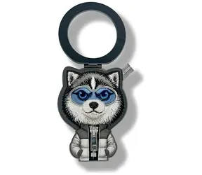 Nimmy Cool&Cute 2.0 Wolf černá / Magnetický přívěsek / motiv vlk