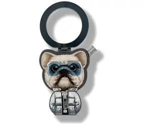 Nimmy Cool&Cute 2.0 Dog černá / Magnetický přívěsek / motiv pejsek