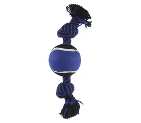 Huhubamboo Míč na šňůře 24x7x7 cm / Hračka pro psy / Přetahovací