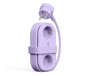 Orico AP3 fialová / Nabíjecí stanice / GaN 65W / 2x AC / 2x USB-A / 2x USB-C