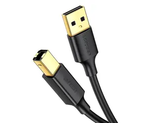 Ugreen US135 1,5 m černá / Kabel USB-A 2.0 (M) - USB-B 2.0 (M) / 480 Mb/s